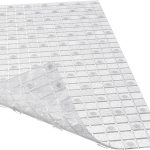 Non-Slip Bathtub Mat, Anti Slip Shower Mat, Fast Drying Bathtub Mats, Foot Scrubber Mat, Anti Slip Mat for Tub, Floor, Bathroom, Kitchen, Home, Hotel (Clear 32"×15")